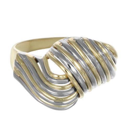 Ring - 18 karaat Geel goud, Witgoud, Handtassen en Accessoires, Ringen