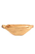 Leren Heuptas Goud Breed Flap Fanny Pack Achtervak Zwarte Ba, Handtassen en Accessoires, Tassen | Damestassen, Ophalen of Verzenden