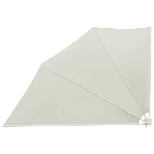 Inklapbaar Balkonscherm Creme | Retour Deal | Bescherming, Tuin en Terras, Tuinschermen, Nieuw, Kunststof, 150 tot 200 cm, 200 cm of meer
