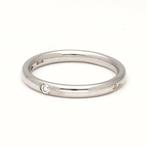 Zonder Minimumprijs - Ring - 18 karaat Witgoud Diamant, Handtassen en Accessoires, Ringen, Nieuw