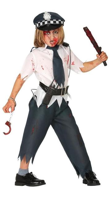 Politie zombie Kostuum Jongen, Verzenden, Nieuw