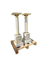 Kolom (2) - 20e eeuw - Klassieke marmeren zuilen