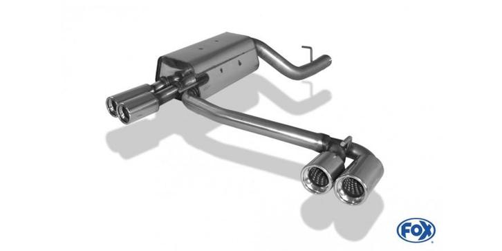 FOX Mercedes CLK Type 209 Cabrio & Coupe achterdemper uitgan, Auto-onderdelen, Uitlaatsystemen, Nieuw, Verzenden