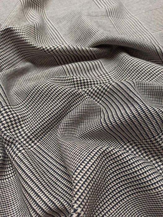 A292 - 570 x 150 cm - Elegante tessuto Principe di Galles -, Antiek en Kunst, Antiek | Tapijten, Tafelkleden en Textiel