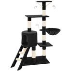 tectake Krabpaal Dominik 144cm - zwart, Dieren en Toebehoren, Verzenden, Nieuw