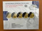 Duitsland. 2 Euro 2007/2022 A,D,F,G,J (9 sets / 45 munten), Postzegels en Munten