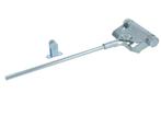 Deursluiter zwaarte 1 staal blank verzinkt, Doe-het-zelf en Bouw, Nieuw, Overige materialen, Klink of Kruk