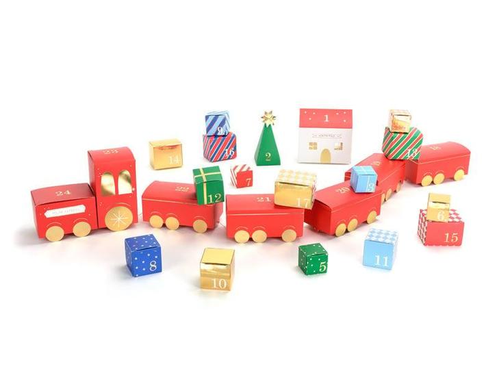 Adventkalender Trein, Hobby en Vrije tijd, Feestartikelen, Nieuw, Verzenden