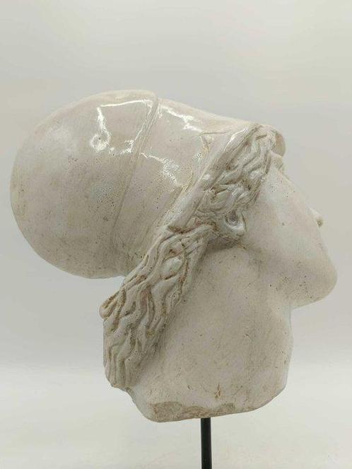 Sculpture, Testa di Atena - 38 cm - poussière de marbre, Antiek en Kunst, Curiosa en Brocante
