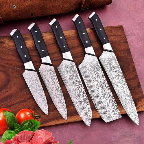 Keukenmes - Staal Minder staal & G10 Micarta - Japan, Antiek en Kunst, Antiek | Keukengerei