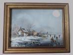 Anton van den Hoeven (1940) - Winterlandschaft -, Antiek en Kunst