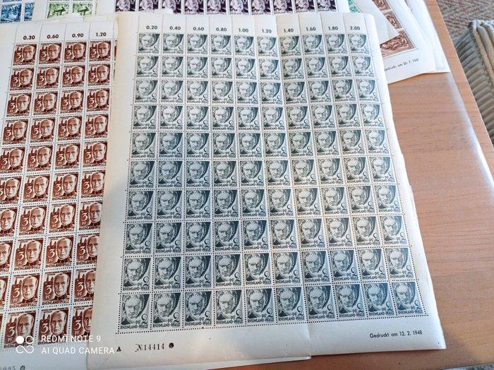 Frankrijk 1947 - Veertien volledige bladen met postzegels, Postzegels en Munten, Postzegels | Europa | Frankrijk