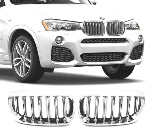 Calandres Pour Bmw X3 E83 04-06 Chromé, Auto-onderdelen, Carrosserie, Verzenden
