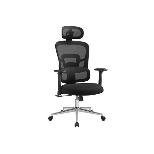 Rugleuning - Topcomfort - Ergonomisch - Verstelbaar - Zwart, Huis en Inrichting, Bureaus, Nieuw, Ophalen of Verzenden