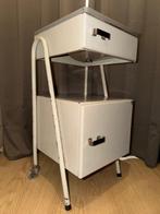 Armoire - Métal, Bois - table de chevet dhôpital