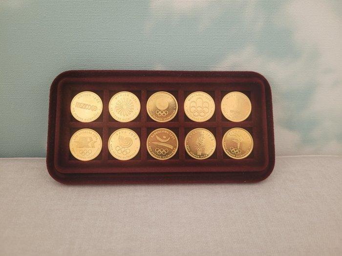 Juegos Olimpicos (1964-2000) - Colección Monedas Oro 22, Verzamelen, Overige Verzamelen