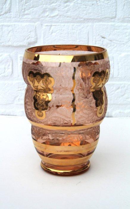 Vaas (2) - Glas - Booms Vaas en Karaf, Antiek en Kunst, Curiosa en Brocante