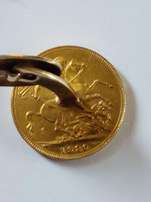 Manchetknopen - 22 karaat Geel goud - manchetknopen Geore V, Handtassen en Accessoires, Antieke sieraden