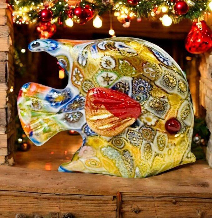 Filippo Maso - sculptuur, Pesce Luna - 12 cm - Murano-glas, Antiek en Kunst, Antiek | Glaswerk en Kristal