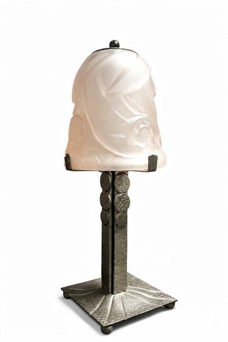 Lamp - Smeedijzer - Morin & Bost – Degué, Antiquités & Art, Art | Objets design