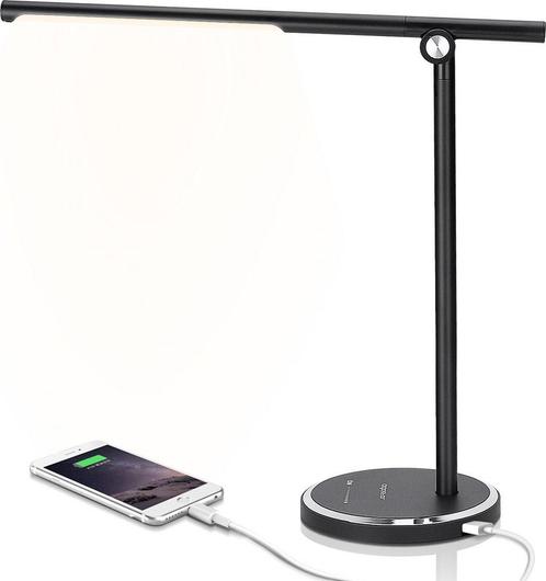 Aigostar Vince - Bureaulamp led dimbaar - Opvouwbaar - USB O, Huis en Inrichting, Lampen | Overige, Verzenden