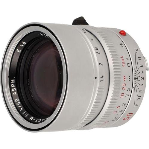 Leica 11892 Summilux-M 50mm F/1.4 ASPH zilver occasion, Audio, Tv en Foto, Foto | Lenzen en Objectieven, Zo goed als nieuw, Verzenden