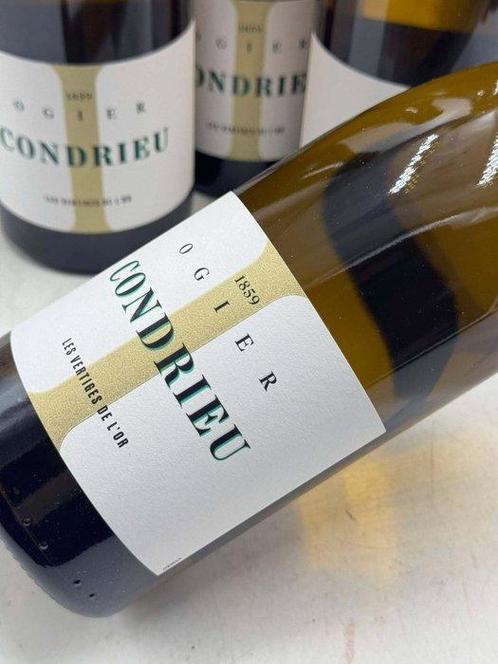 2023 Ogier Condrieu Les Vertiges De lOr - Rhône - 6 Flessen, Verzamelen, Wijnen