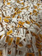Lego Stenen - Lego 1x2 tile ticket print 100 stuks