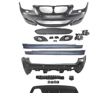KIT CARROSSERIE BMW E61 TOURING 03-07 LOOK M5 PDC SRA + ANTI, Verzenden