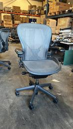 Herman Miller Aeron (Maat C), 1 stuk op voorraad, Verzenden, Zwart, Zo goed als nieuw, Bureaustoel