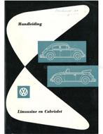 1957 VOLKSWAGEN KEVER INSTRUCTIEBOEK NEDERLANDS, Autos : Divers