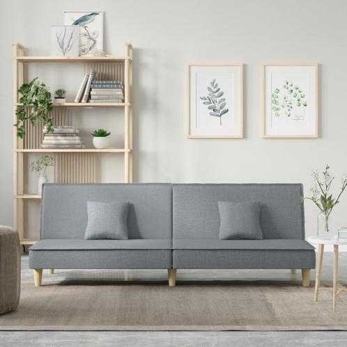 vidaXL Slaapbank stof lichtgrijs, Huis en Inrichting, Zetels | Zetels, Nieuw, Verzenden