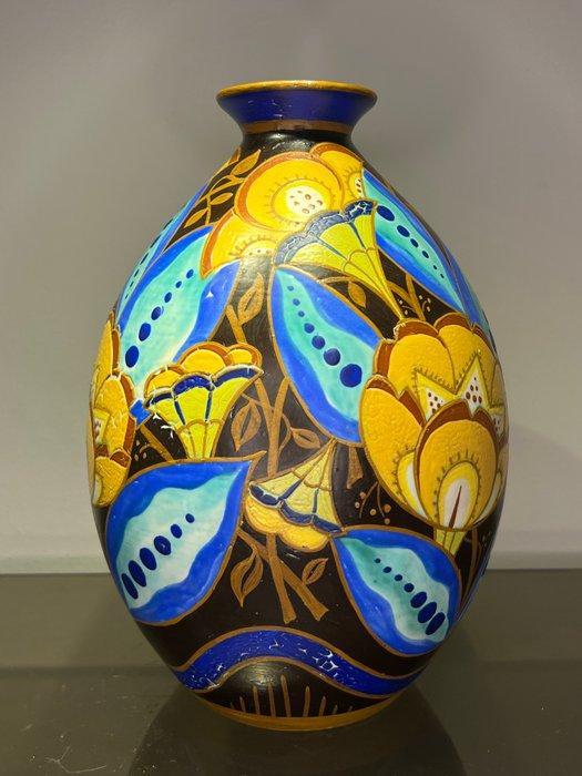 Keramis, Boch Frères, Keramis Boch - Charles Catteau - Vase, Antiquités & Art, Antiquités | Verre & Cristal