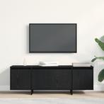 vidaXL TV Kast Zwart Eiken 120x30x40,5 cm Gemaakt van Hout, Verzenden, Nieuw