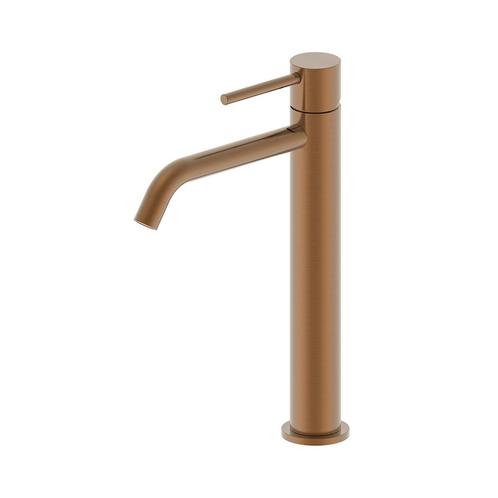 Wastafelkraan Hoog Wiesbaden Style XL Geborsteld Brons Koper, Doe-het-zelf en Bouw, Sanitair, Kraan, Nieuw, Ophalen of Verzenden