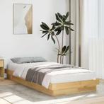 vidaXL Bedframe zonder matras 90x190 cm massief hout eiken, Verzenden, Nieuw