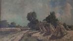 Jos Croin (1894-1949) - Boerderij met korenschoven, Antiquités & Art