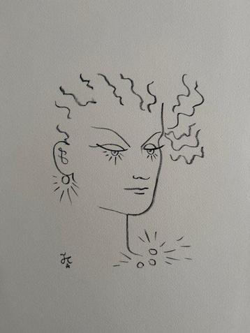 Jean Cocteau (1889-1963) - Lensemble de perles, Antiek en Kunst