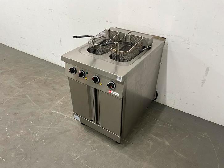Küppersbusch FEF 224 Dubbele RVS Friteuse, Zakelijke goederen, Horeca | Keukenapparatuur, Gebruikt, Fornuis, Frituur en Grillen