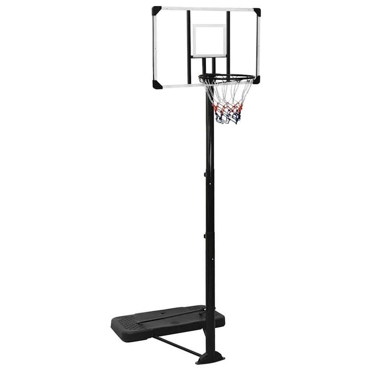 vidaXL Basketbalstandaard 256-361 cm polycarbonaat, Sport en Fitness, Basketbal, Nieuw, Verzenden