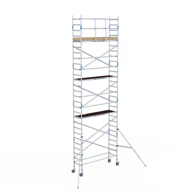 Basic rolsteiger 75 x 9,2m WH met voorloopleuning, Bricolage & Construction, Échafaudages, Envoi