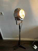 Staande lamp (2) - Metaal, Glas, Staal - A.E. Cremer Paris ?