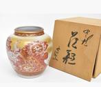 Vaas - Aardewerk - Japan - Pauwe en pioenroos (Zonder