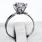 Zonder minimumprijs - Verlovingsring - 14 karaat Witgoud -