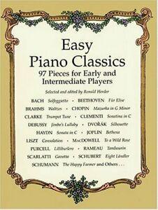 Easy Piano Classics (Dover Music for Piano) By Ronald Herder, CD & DVD, CD | Autres CD, Envoi