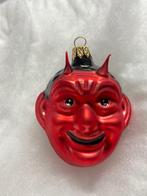 Glaswerkstätten Lauscha 2x Krampus/Duivel als kerstornament,, Diversen, Nieuw