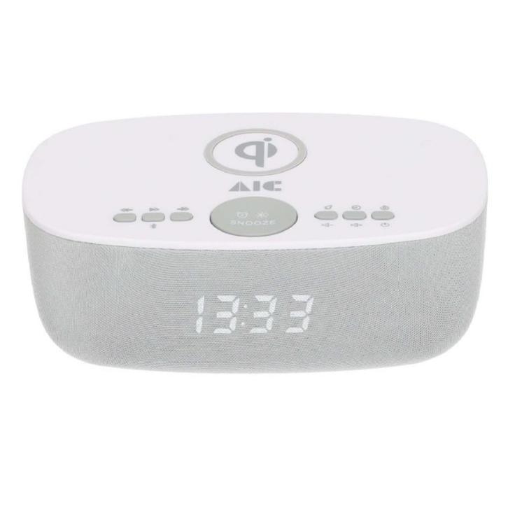 AIC 28BT Wekkerradio Draadloze Telefoonoplader Bluetooth..., Audio, Tv en Foto, Radio's, Nieuw, Ophalen of Verzenden