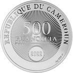 Cameroun. 500 Francs 2022 Liberty Leading the People, Proof, Postzegels en Munten