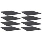 vidaXL Wandschappen 8 st 40x50x1,5 cm bewerkt hout grijs, Huis en Inrichting, Woonaccessoires | Wandplanken en Boekenplanken, Verzenden