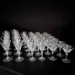 Val Saint Lambert - Drinkservies (35) - Eurydice - Kristal, Antiquités & Art